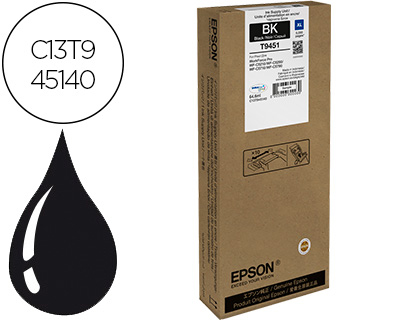 [9154803] EPSON - Ink-jet t945 workforce pro wf c5210dw / c5290dw / c5710dwf / c5790dwf negro 5000 pag (Ref. C13T945140)