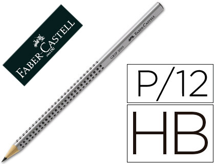 [9075340] FABER CASTELL - Lapiz Grip 2001 Ecologico HB Grafito (Ref.117000)