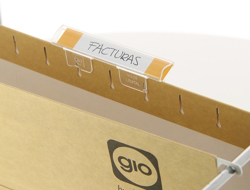 [9074329] FADE - Visor carpeta colgante 80mm Superior Rigido Kraft varilla de plastico 4000022781 (Ref.400022781)
