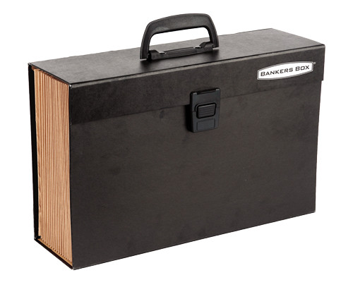 [1948176] FELLOWES - Maletin CLASIFICADOR ACORDEON BANKERS BOX NEGRO (Ref.9352101)