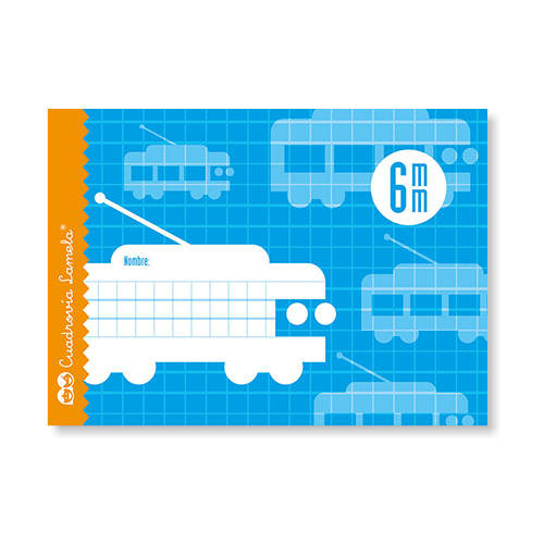 [1005006] LAMELA - Libreta Cubierta basica 16 Hojas 4º apaisado Cuadr.6 Pack 25 Ud 0 (Ref.5006)