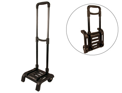 [2074253] LIDERPAPEL - CARRO PORTAMOCHILAS PLEGABLE NEGRO 860X280X260 MM (Ref.CK02)