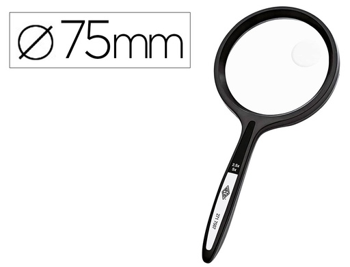 [2004883] LUPA CRISTAL BIFOCAL 75 MM. -MANGO CURVO (Ref.7507)