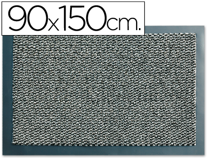 [2043547] PAPERFLOW - ALFOMBRA FAST- ANTIPOLVO LAVABLE GRIS 90X150 CM (Ref.20T11GSP24/40TO11G24)