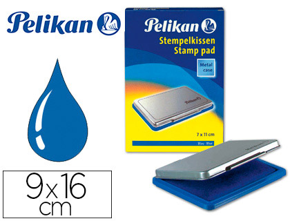 [2069832] PELIKAN - Tampón Nº1 9X16CM AZUL (Ref.331124)