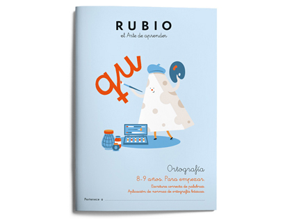 [9155931] RUBIO - Cuaderno ortografia 8-9 años para empezar (Ref. ORT3)