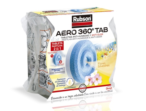 [2150107] RUBSON - DESHUMIDIFICADO AERO 360 AROMATERAPIA VAINILLA RECAMBIO PASTILLA (Ref.2093426)