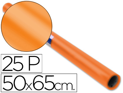 [9022090] SADIPAL - Papel Charol 25 Hojas Naranja (Ref.12912)