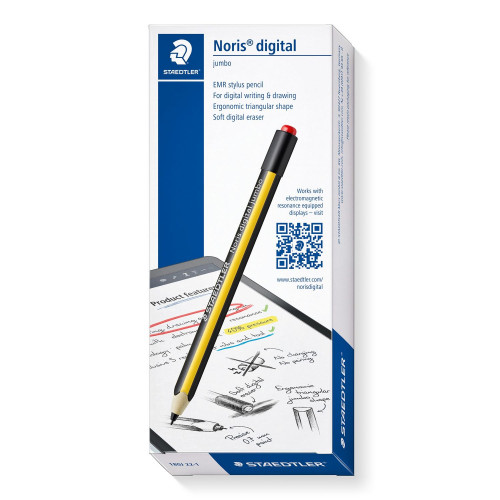 [9938008] STAEDTLER - LÁPIZ NORIS DIGITAL JUMBO 0.7MM CON BORRADOR TECNOLOGIA ERM BLISTER (Ref.180J 22-1)