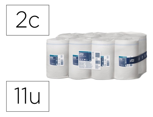 [2155037] TORK - Bobina secamanos Caja 11 ud 214 servicios 2 Capas Para M1 (Ref.101221)