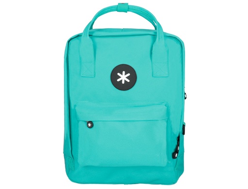 [2010356] ANTARTIK - Cartera mochila 2 asas y bolsillos exteriores menta 300x115x390 mm (Ref. ME17)