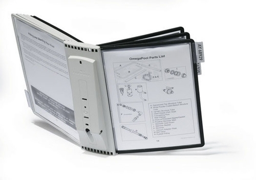[1761332] DURABLE - Clasificadores pared Sherpa P 10 fundas A4 Acero 761332 (Ref.5631)