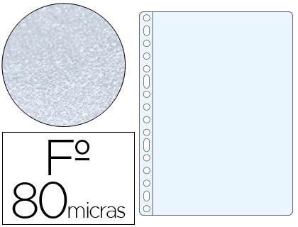 [9063968] ESSELTE - Fundas portadocumentos 100 ud Folio 16 Taladros (Ref.46134)