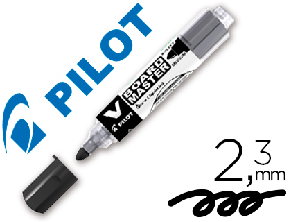 [9047182] PILOT - Rotulador recargable Vboard Master BEGREEN 1 ud Trazo 1.8 mm Negro (Ref.WBMA-VBM-M-B-BG / NVBMN)