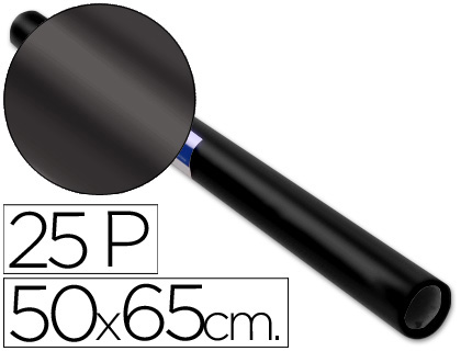 [9022075] SADIPAL - Papel Charol 25 Hojas Negro (Ref.12908)