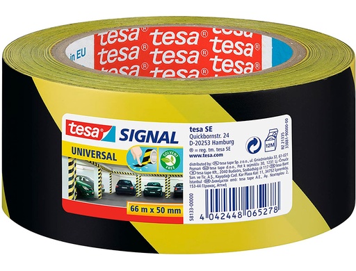 [1210321] TESA - Cintas Señalizacion Negro/amarillo Polipropileno (Ref.58133-00000-00)