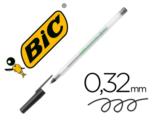 [9155821] BIC - Boligrafo ecolutions round stic negro (Ref. 89329392)