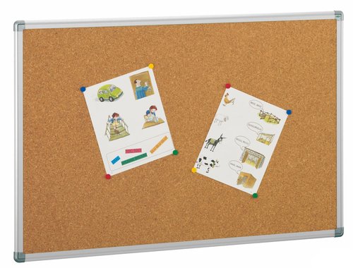 [9942614] FAIBO - TABLERO CORCHO SOLIDO MARCO ALUMINIO 122x244 cm (Ref.601-6)