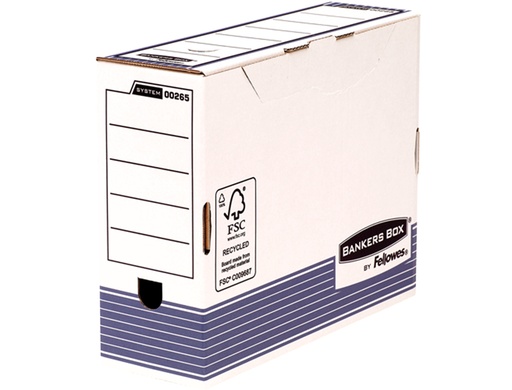 [1704671] FELLOWES - Archivador Definitivo System Caja A4 Cartón Blanco (Ref.0026501)