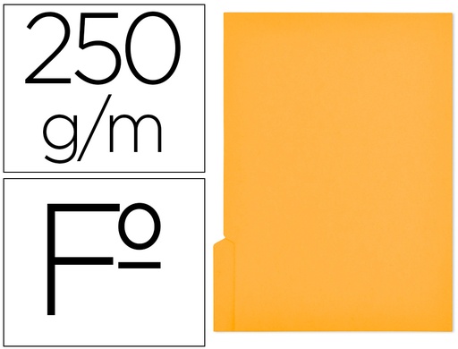 [9078155] GIO - Subcarpeta Folio Cartulina Pestaña izquierda Amarillo 400018736 (Ref.400040693)