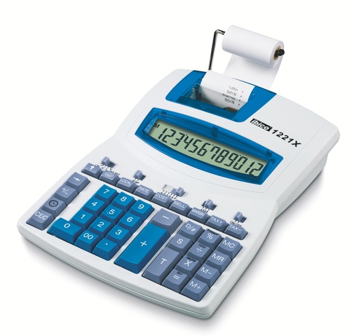 [1227469] IBICO - Calculadora sobremesa impresion 1221 X 12 digitos (Ref.IB410055)