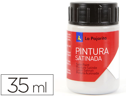 [2009952] LA PAJARITA - PINTURA LATEX GRIS PLATA 35 ML (Ref.L-19)