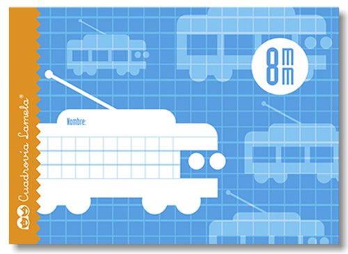 [1005008] LAMELA - Libreta Cubierta basica 16 Hojas 4º apaisado Cuadricula 8X8 Pack 25 Ud 0 (Ref.5008)