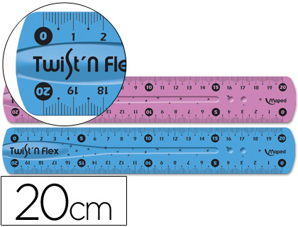 [9043744] MAPED - Regla DOBLE GRADUACION 20CM (Ref.279210)