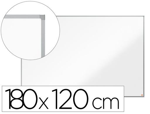 [9934535] NOBO - PIZARRA BLANCA MAGNETICA BASIC LACADA MARCO ALUMINIO 180x120 cm (Ref.1905213)