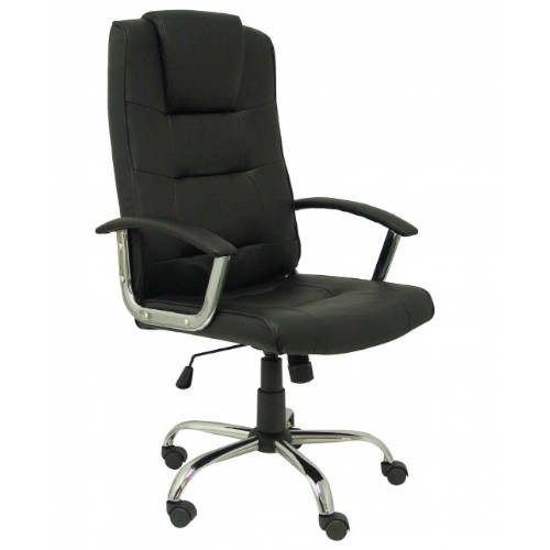 [1944517] PIQUERAS Y CRESPO - Sillón NEWYORK EN SIMIL PIEL NEGRO. (Ref.280DBSPNE)