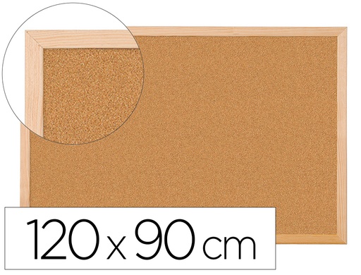 [2026220] Q-CONNECT - PIZARRA CORCHO 120X90 CM MARCO DE MADERA (Ref.KF26114)