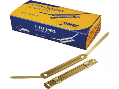 [1129394] UMEC - Fasteners Metalico Caja 50 Ud Dorado (Ref.U304501)