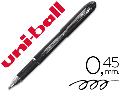 [9033793] UNI-BALL - Roller JetStream SX-210 Negro Trazo 0,45 mm Tinta liquida (Ref.14480000)
