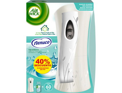 [2059991] AIR WICK - AMBIENTADOR SPRAY AUTOMATICO FRESHMATIC INCLUYE RECAMBIO (Ref.75324)