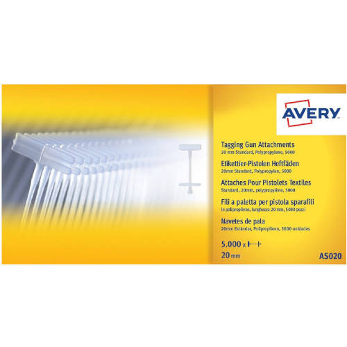 [9043518] AVERY - Navetes caja 5000 ud 20 mm Natural (Ref.AS020)