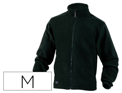 [2075882] DELTAPLUS - CHAQUETA POLAR CON CREMALLERA 2 BOLSILLOS COLOR NEGRO TALLA M (Ref.VERNONO-TM)