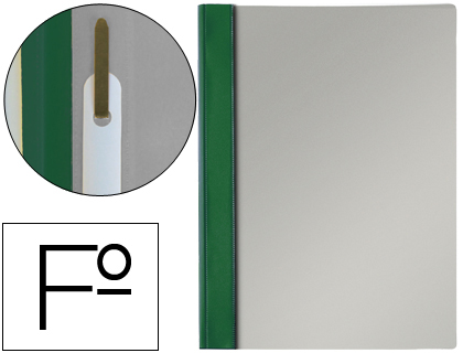 [9052701] ESSELTE - Dossier Folio Pvc Con Fastener Verde (Ref.13205)