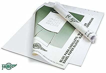 [1734444] FAIBO - Bloc Pizarra 25 Hojas 90 x 65 cm (Ref.BLC-25CB)