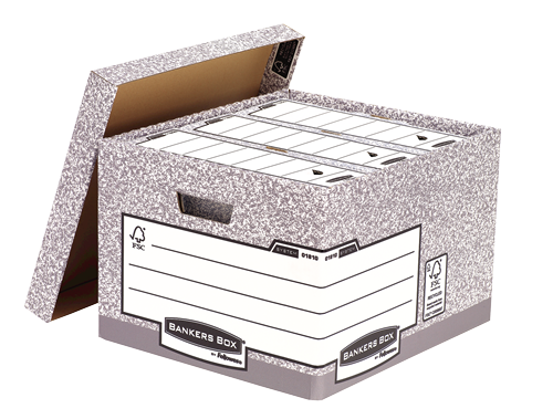 [9078287] FELLOWES - Contenedor Archivador Definitivo Bankers Box - 380x287x390mm Identificación/marcaje 4 lados Cartón (Ref.01810-FFEU)