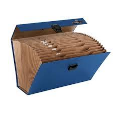 [1948177] FELLOWES - Maletin CLASIFICADOR ACORDEON BANKERS BOX AZUL (Ref.9352201)