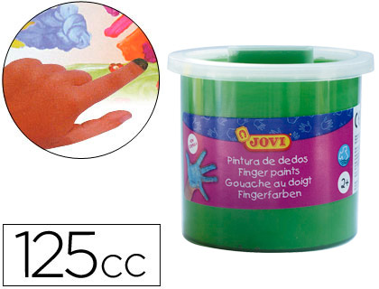 [2016453] JOVI - PINTURA A DEDOS 125 CC -VERDE (Ref.56017)