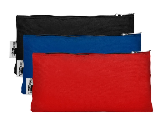 [2075017] LIDERPAPEL - BOLSO ESCOLAR PORTATODO ESTRECHO COLORES SURTIDOS 200X60 MM (Ref.PX02)