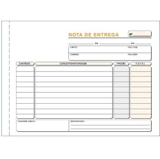 [9942743] LOAN - TALONARIO ENTREGAS 4º APDO TRIPLI (46T) (Ref.T-47)