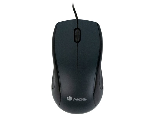 [9161301] NGS - Raton wired mist optico con cable 1000 dpi ambidiestros usb color negro (Ref. MIST)