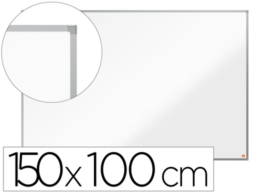 [9932235] NOBO - PIZARRA BLANCA MAGNETICA BASIC LACADA MARCO ALUMINIO 150x100 cm (Ref.1905212)