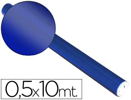 [2005657] SADIPAL - PAPEL METALIZADO AZUL ROLLO CONTINUO DE 0,5 X 10 MT (Ref.12702)