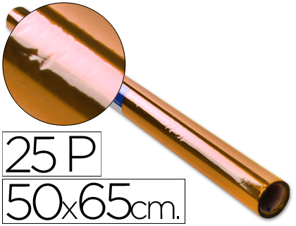 [9022335] SADIPAL - Rollo Papel Celofan 25 Hojas 50 x 65 cm Naranja (Ref.12507)