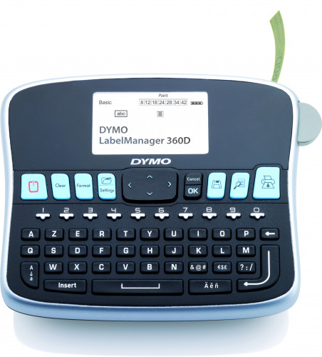 [1228708] DYMO - Rotuladora sobremesa LabelManager 360D 10 mm/segundo 19 mm ancho cinta (Ref.S0879470)