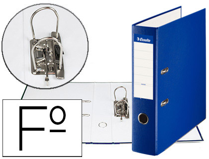 [9063037] ESSELTE - Archivador de Palanca Folio Lomo 75mm Azul (Ref.42303)