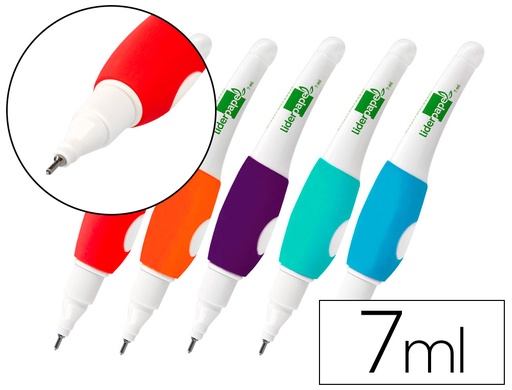 [2037233] LIDERPAPEL - CORRECTOR LAPIZ ROLLER -PUNTA METALICA DE 1.6 MM CAPACIDAD 7 ML -EN BLISTER (Ref.RR02)